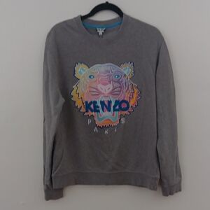 Kenzo Rainbow Tiger Graphic Crewneck Sweater